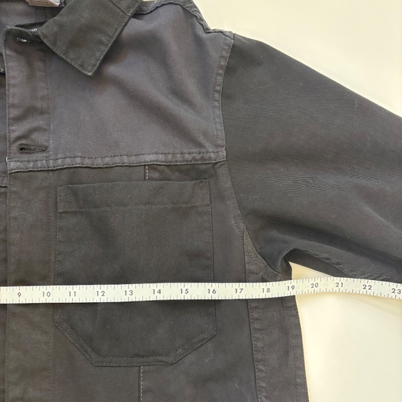 Wasted Collective One-Of-A-Kind Utility Jacket, Black & Dark Grey Unisex XS NWOT - Picture 6 of 8